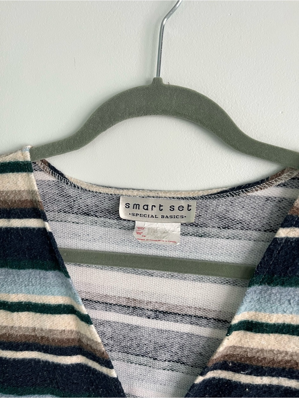 Vintage Coastal Cowgirl Striped Fringe Button-Front Vest Y2K Surfer Tapestry - Picture 12 of 12